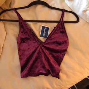 Red Velvet Top